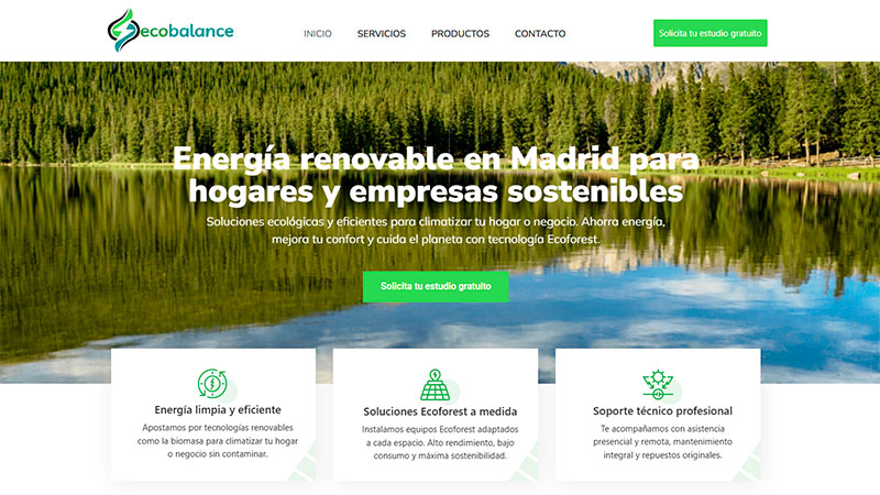 Marketing Sostenible con Enfoque Visionario (9 Ideas para Empresas de Climatización) 1 sitio web ecobalance