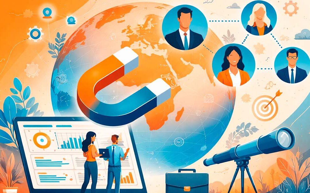 7 estrategias de marketing digital para reclutamiento ejecutivo internacional con enfoque visionario